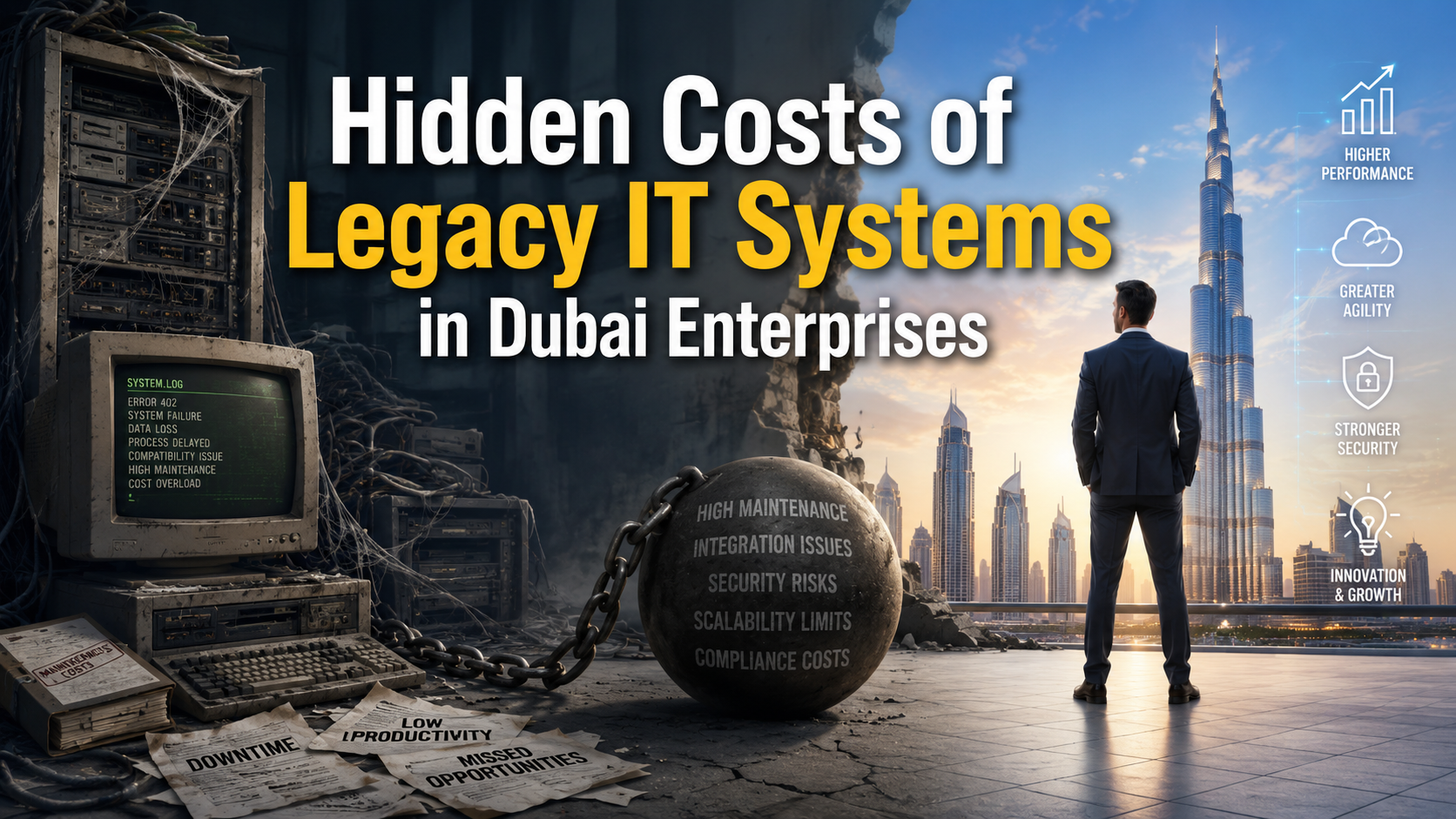 Hidden Costs of Legacy IT Systems in Dubai Enterprises: Financial, Security, and Compliance Risks